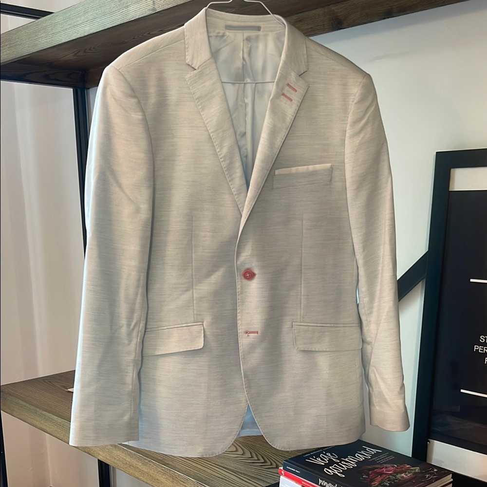 Men's Light Gray Blazer
